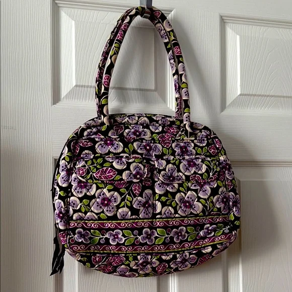 Vera Bradley Bags Vera Bradley Plum Petals Metro Bag Poshmark